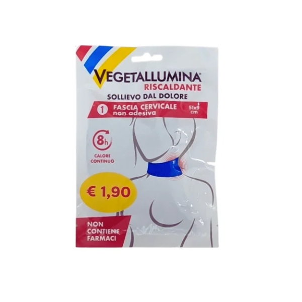 Vegetallumina Fascia Cervicale Riscaldante 51 x 9cm Non Adesiva 1 Pezzo