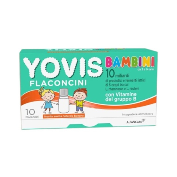 Yovis Bambini 10 Miliardi 10 Flaconcini Gusto Banana