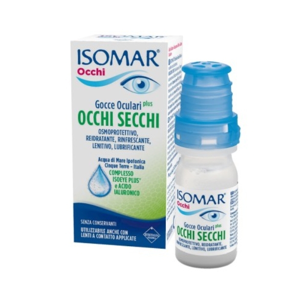 Isomar Occhi Secchi Plus Gocce Oculari Acido Ialuronico 0 20% 10 ml