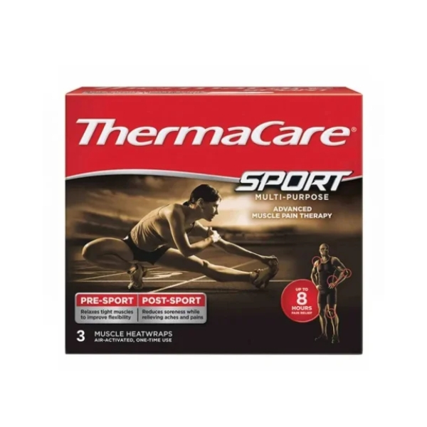 Thermacare Sport Cerotti Autoriscaldanti Per Dolori Muscolari 3 Pezzi