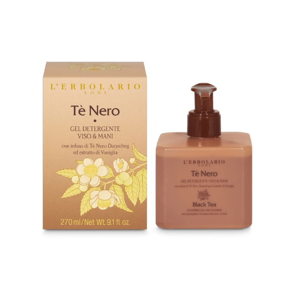 L erbolario T Nero Gel Detergente Viso E Mani 270 ml