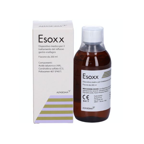 Alfasigma Esoxx Sciroppo Dispositivo Medico Reflusso Gastro-Esofageo 200 ml