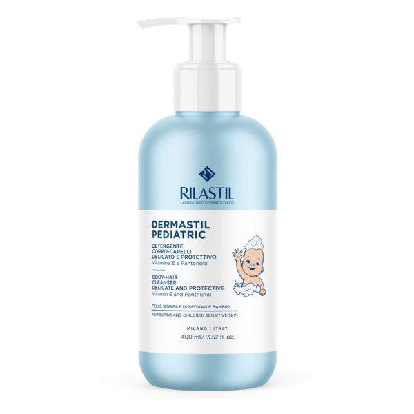 Rilastil Dermastil Pediatric Latte Corpo Idratante e Nutriente per Bambini e Neonati 400 ml