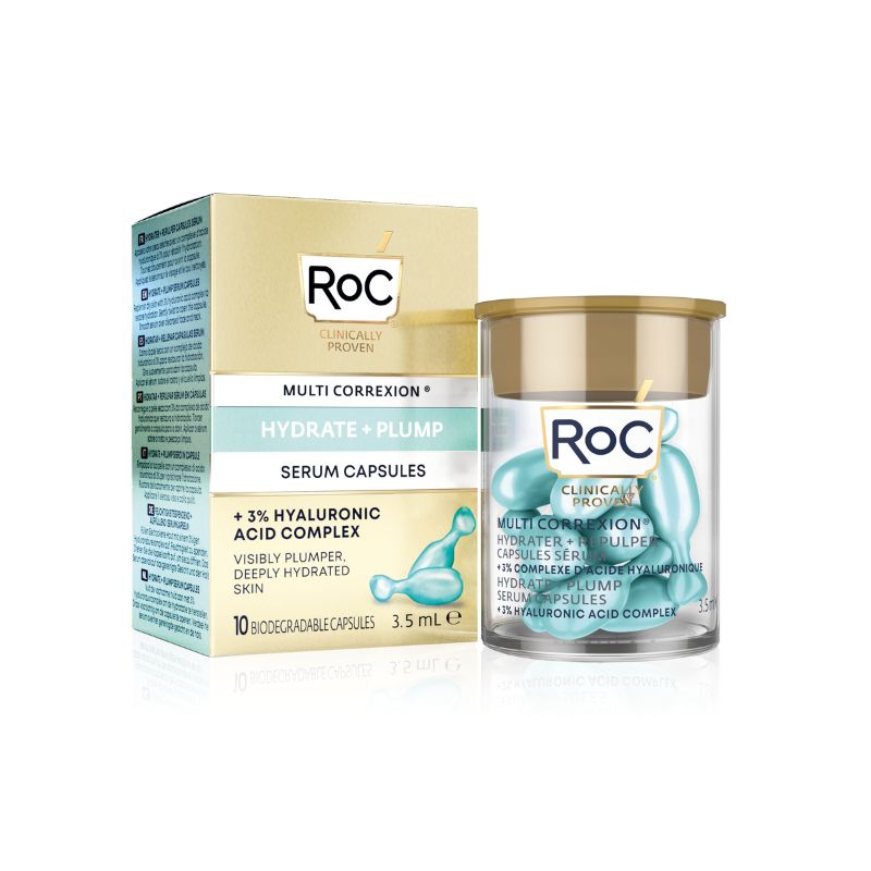 Roc Hydrate+ Plump Siero Viso Rimpolpante 10 Capsule