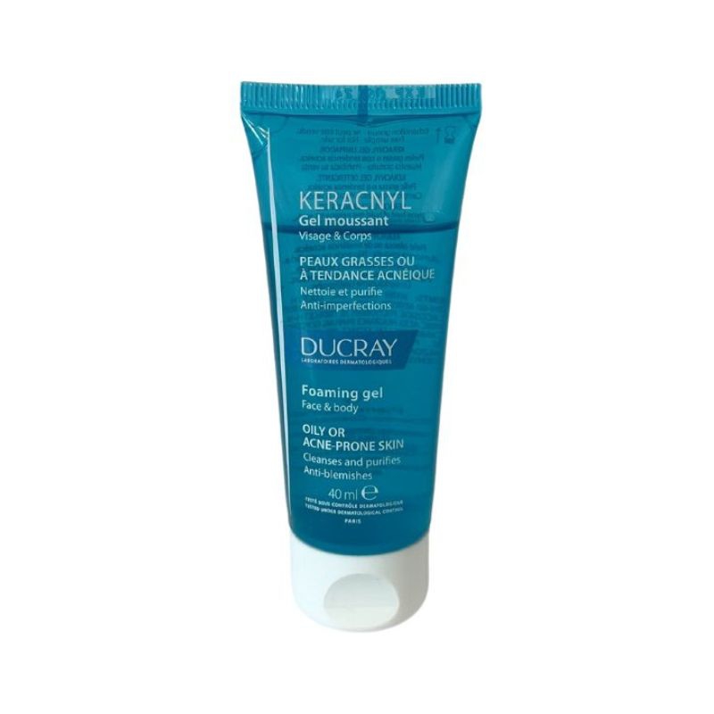 Ducray Keracnyl Gel detergente Viso pelle grassa 40 ml