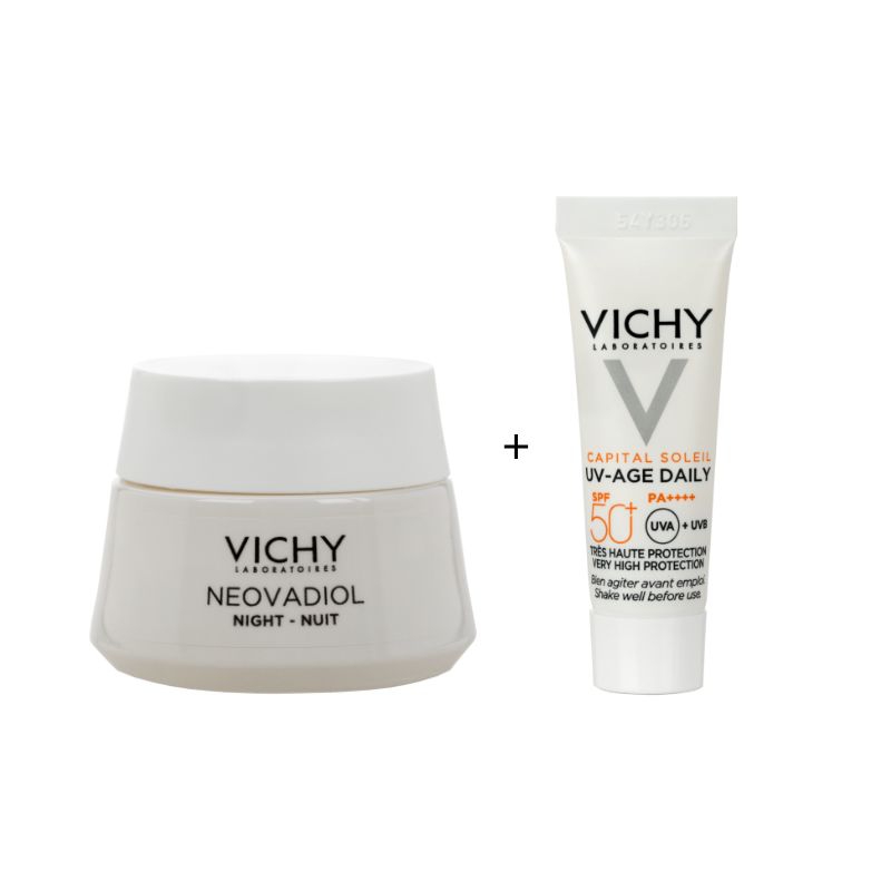 Vichy Neovadiol Mini Postmeno Notte 15 ml (x2) + UVAge spf50 3ml