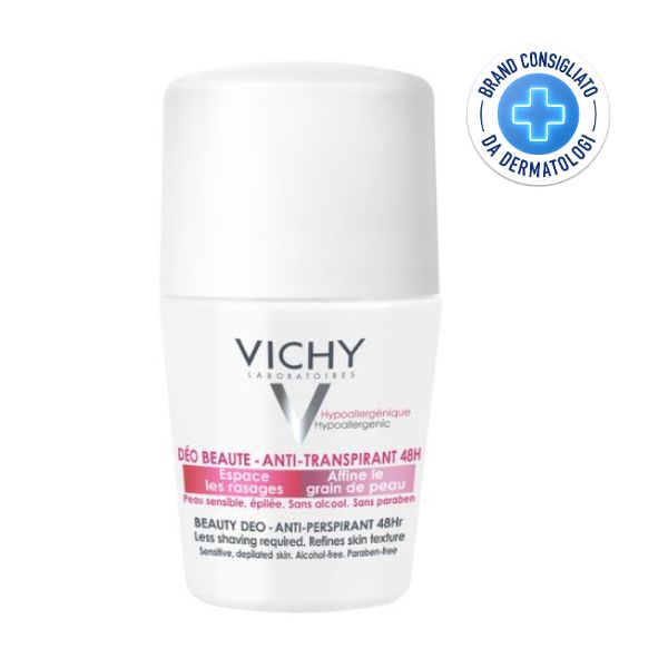 Vichy Deodorante Bellezza Anti traspirante 48h Ipoallergenico Roll on 50 ml