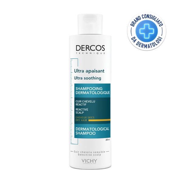 Vichy Dercos Ultra Lenitivo Shampoo Anti Prurito Cuoio Secco Reattivo 200 ml