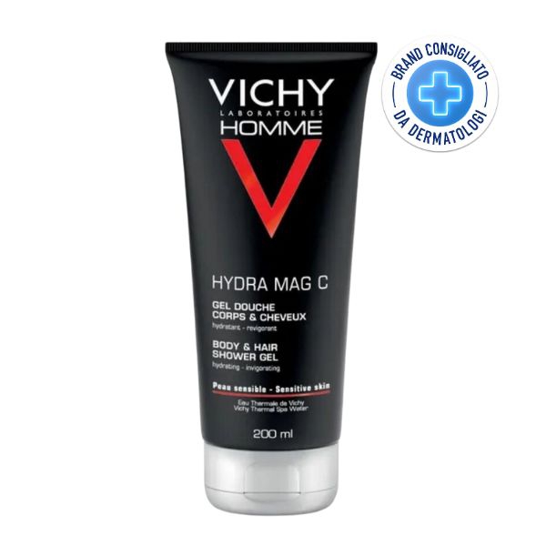 Vichy Homme Hydra Mag C  Gel Doccia Detergente Corpo Uomo 200 ml