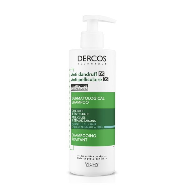 Vichy Dercos Anti-Forfora DS Shampoo Trattante Equilibrante Capelli Grassi 400ml