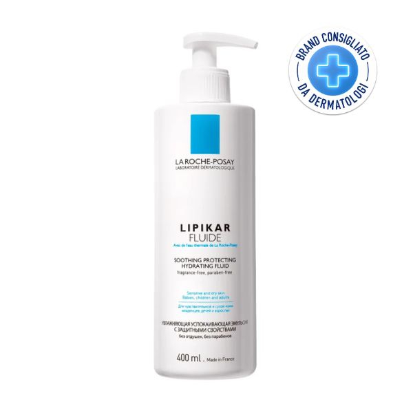 La Roche Posay Lipikar Fluide Trattamento Fluido Pelle Molto Secca 400 ml