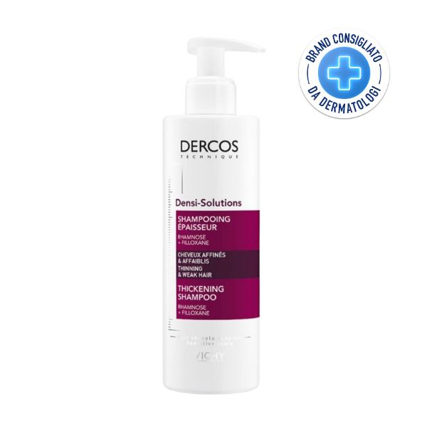 Vichy Dercos Densi Solutions Shampoo Rigenera Spessore per Capelli Fini 250 ml