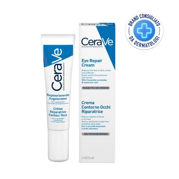 CeraVe Eye Repair Cream Crema Contorno Occhi Riparatrice Borse e Occhiaie 15 ml