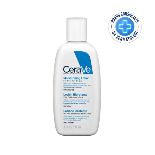 CeraVe Moisturising Lotion Lozione Protettiva Idratante Viso e Corpo 88 ml