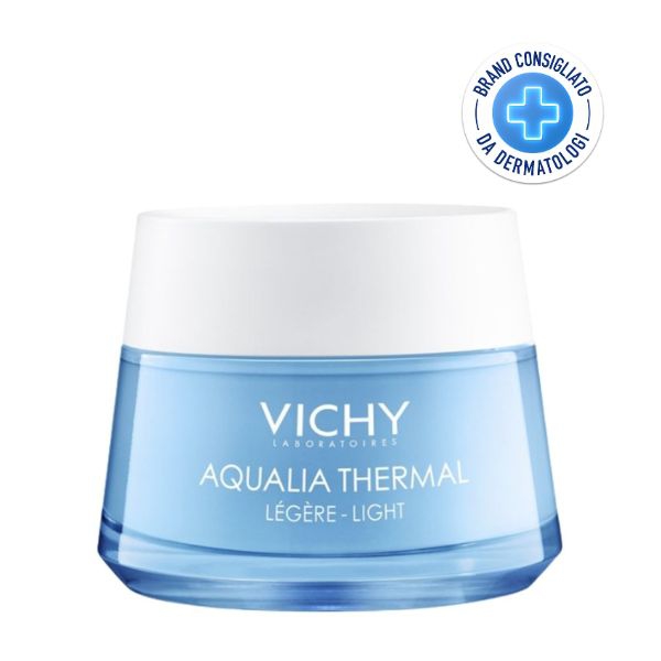 Vichy Aqualia Thermal Crema Viso Leggera per Pelle Normale e Secca 50 ml