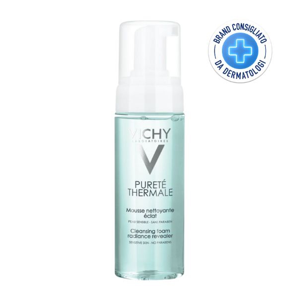 Vichy Purete Thermale Acqua Mousse Detergente Illuminante per Pelle Secca 150 ml