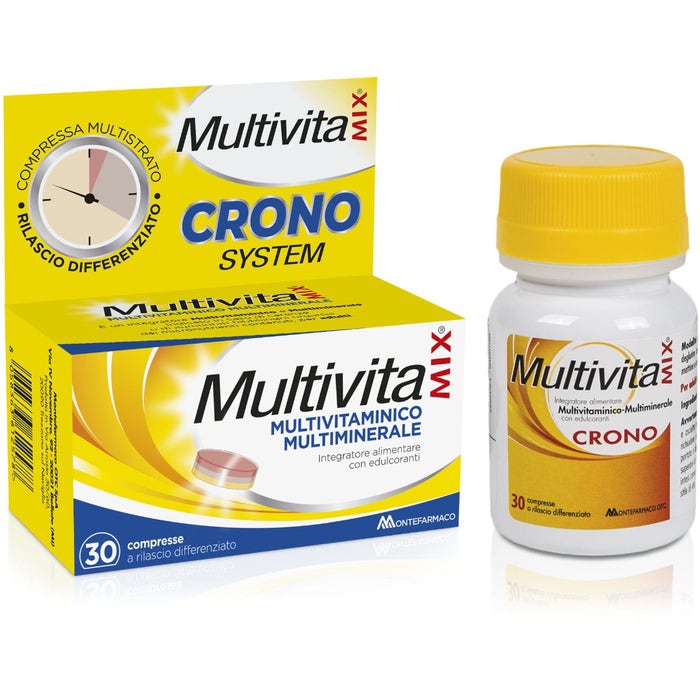 MultivitaMIX Crono Integratore Vitamine e Minerali 30 Compresse