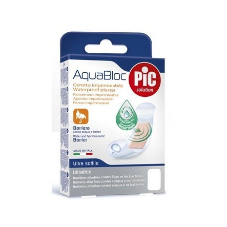 Pic Aquablock Cerotto Antibatterico 10 x 6 cm 5 Pezzi