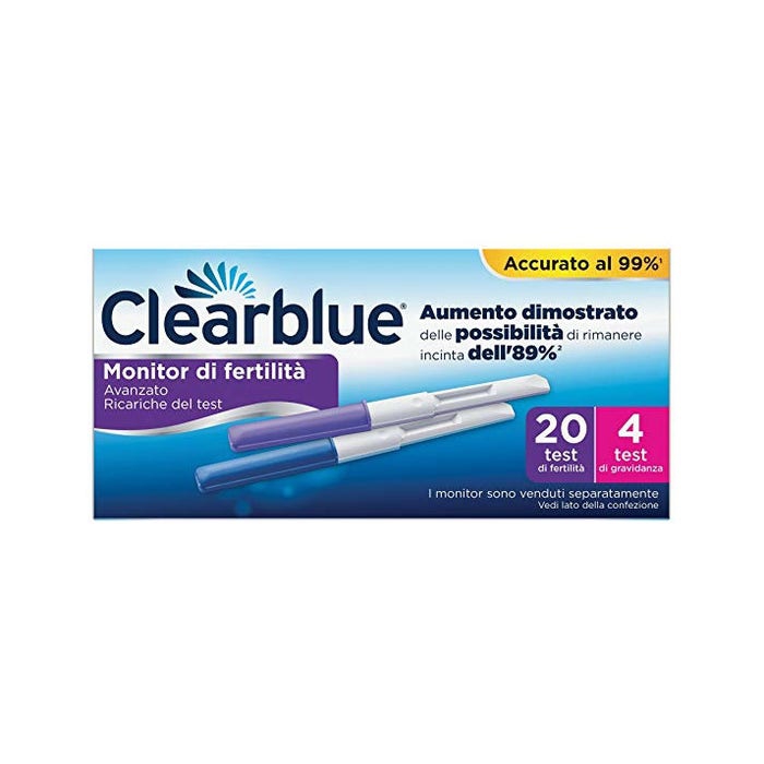 Clearblue Advanced Test di Ricambio per Monitor di Fertilit 20 Test di F