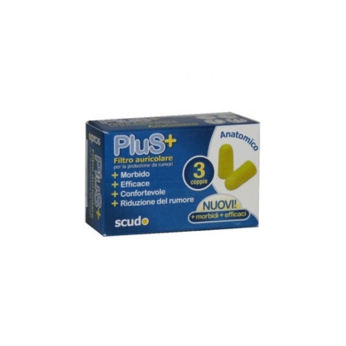 Earplug Scudo Plus Tappi Auricolari 6 Pezzi