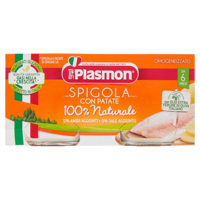 Plasmon Omogenizzato Spigola 2 vasetti da 80 g