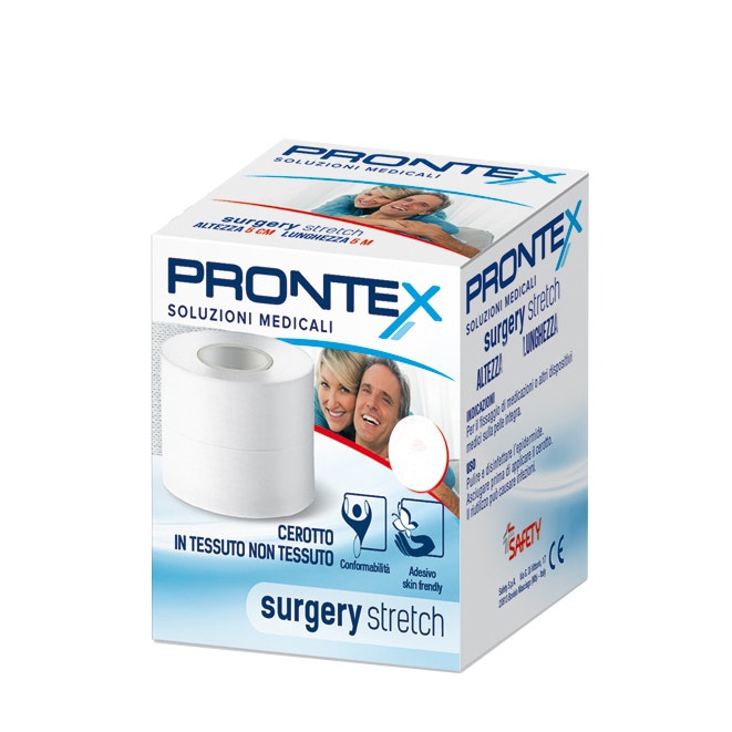 Safety Prontex Surgey Stretch Cerotto In Rotolo 5m x 10cm