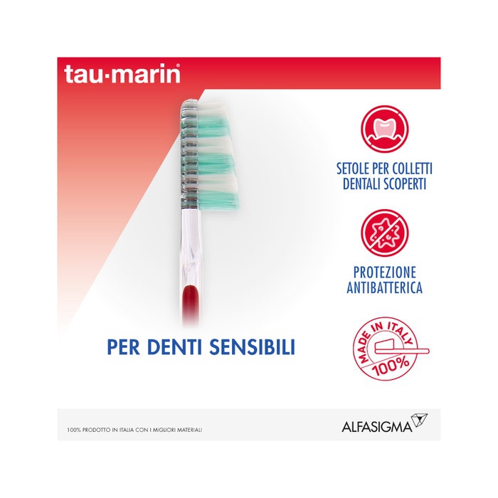 Tau-Marin Spazzolino Sensitive Gengive Antibatterico