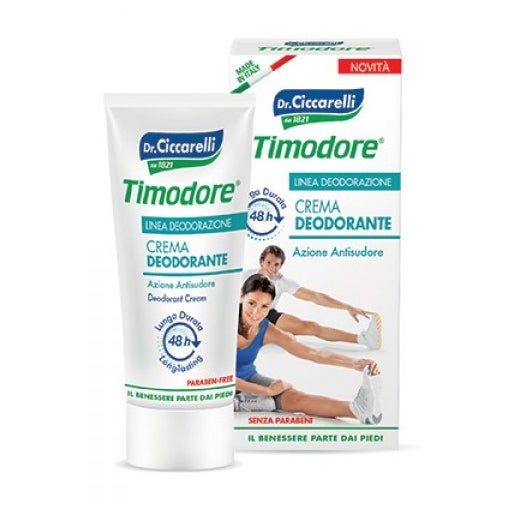 Timodore Crema Deodorante Piedi 48H Antisudore 50 ml