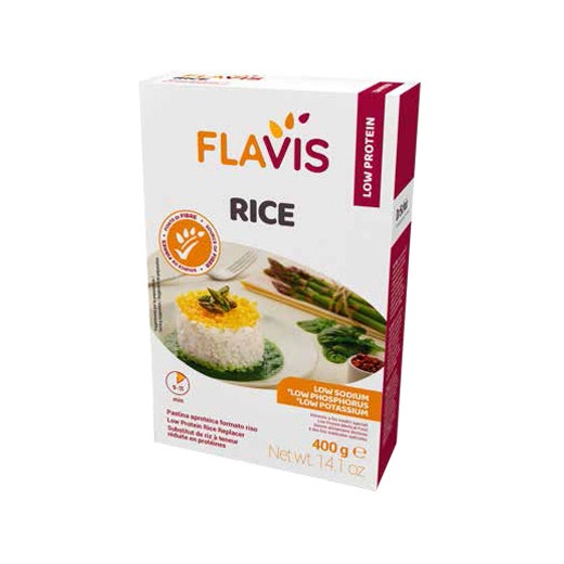 Mevalia Flavis Rice Riso Aproteico 400 g