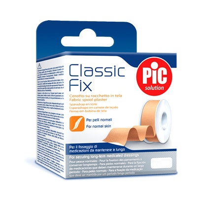 Pic Classic Fix Cerotto su Rocchetto Tela Beige 5 cm x 5 m