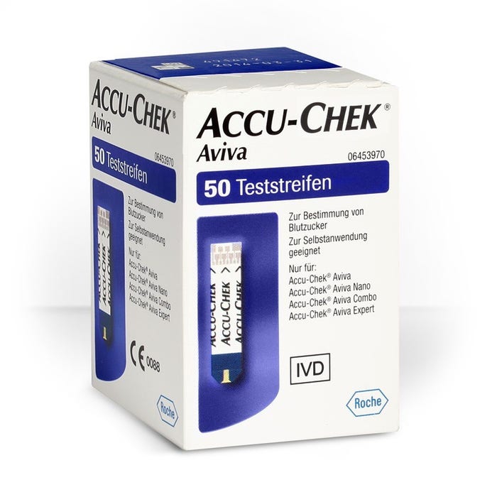 Accu Chek Aviva Strisce Reattive Glicemia 50 Pezzi