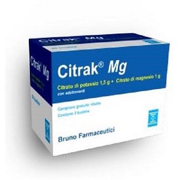 Citrak MG Integratore di Magnesio e Potassio 20 Bustine