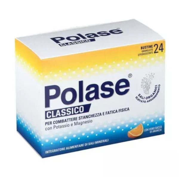 Polase Classico Integratore Sali Minerali con Magnesio e Potassio Gusto Arancia