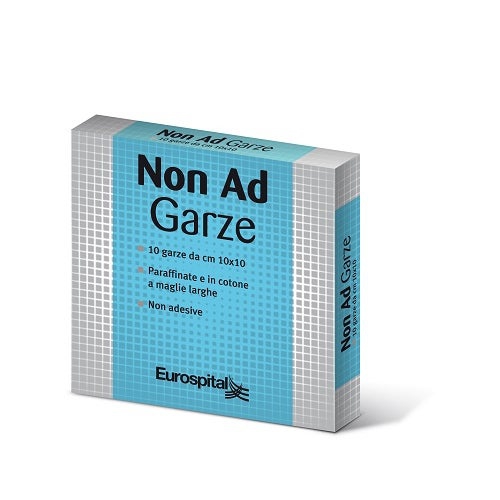 Non Ad Garze Paraffinate in Cotone 10x10 cm 10 Pezzi