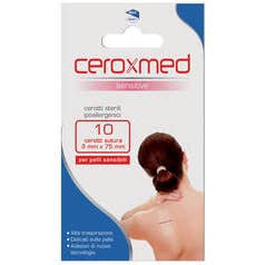 Ceroxmed Sensitive Cerotto Sutura 3x75 mm 10 Pezzi