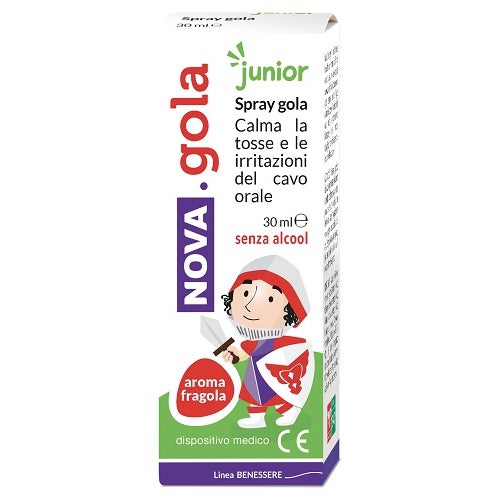 Nova Gola Junior Spray Tosse e Cavo Orale Irritato 30 ml