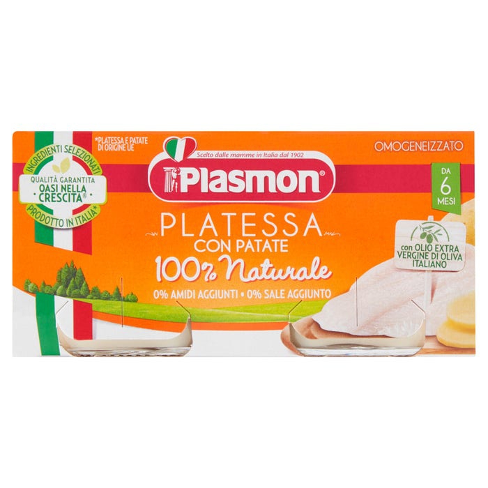 Plasmon Omogenizzato Platessa 2 Vasetti da 80 g