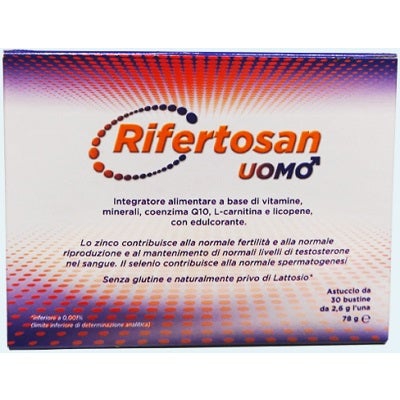 Rifertosan Uomo Integratore per la Fertiliteagrave; 30 Bustine