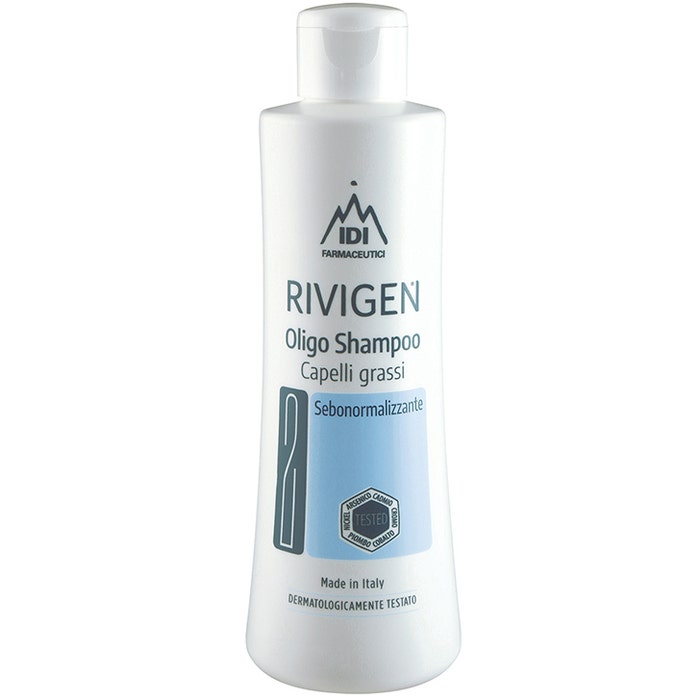 Rivigen Oligo Shampoo Capelli Grassi Sebonormalizzante 200 ml