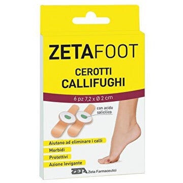 Zeta Foot Cerotto Callifugo Dischetto Centrale Con Astuccio 6 Pezzi