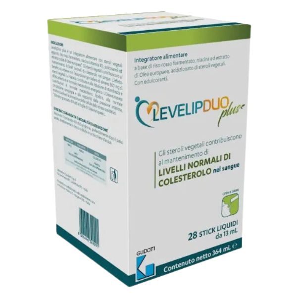 Levelip Duo Plus Integratore per il Colesterolo 28 Stick