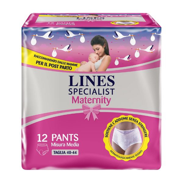 Lines Specialist Maternity Pants Taglia Media 12 Pezzi