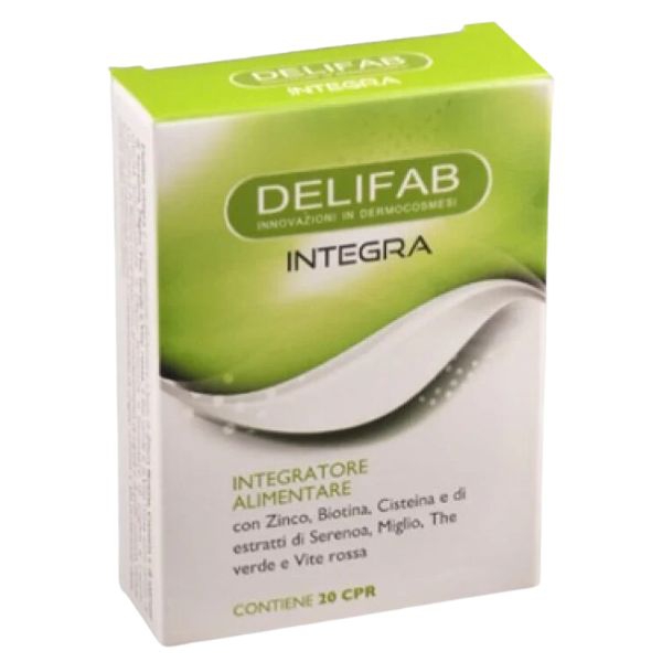 Delifab Integra Integratore Unghie Capelli 20 Compresse