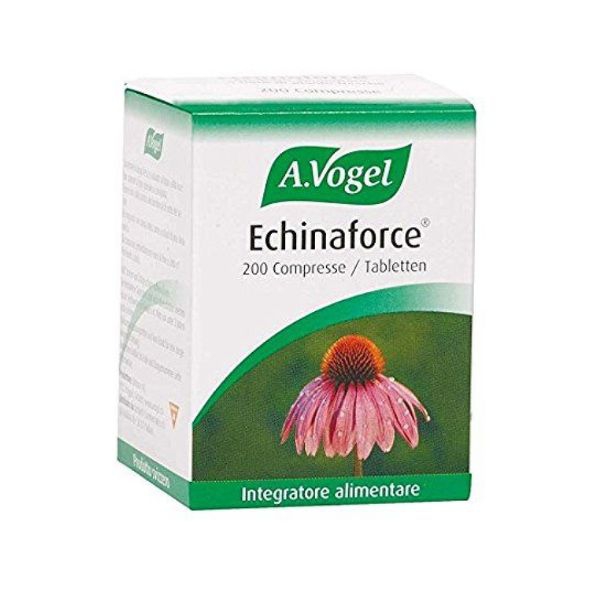  Integratore di echinacea che potenzia il sistema immunitario e previene i raffreddori, confezione da 200 compresse.