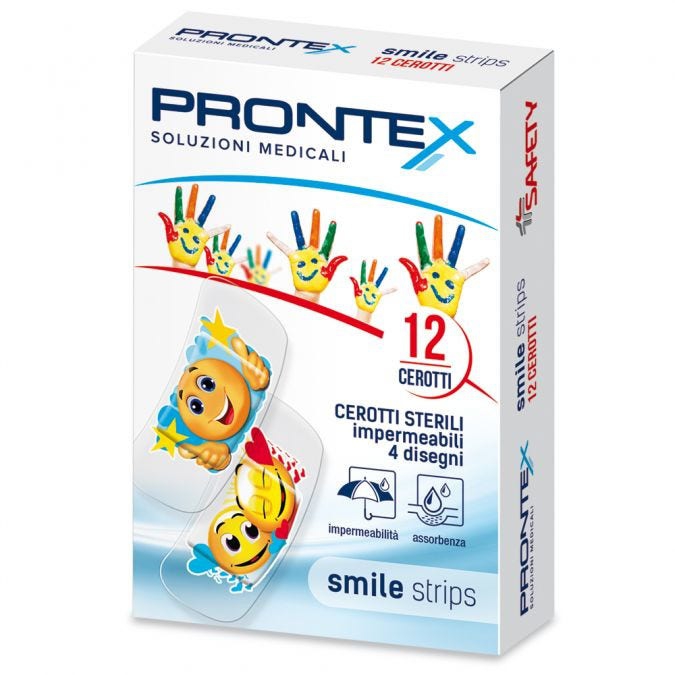 Prontex Cerotto Smile Strips 12 Pezzi