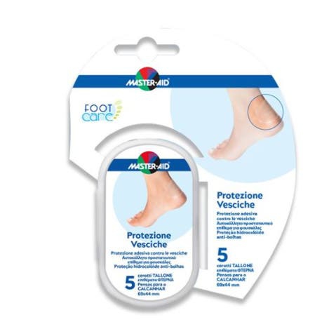 Foot Care Protezione Vesciche Tallone 69x44mm 5 Pezzi