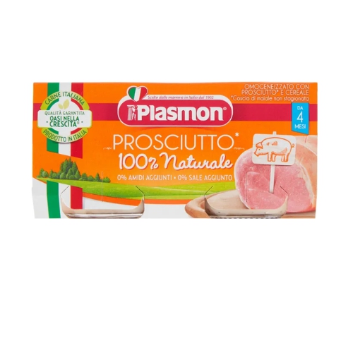 Plasmon Omogenizzato Prosciutto 2 Vasetti per 80 g