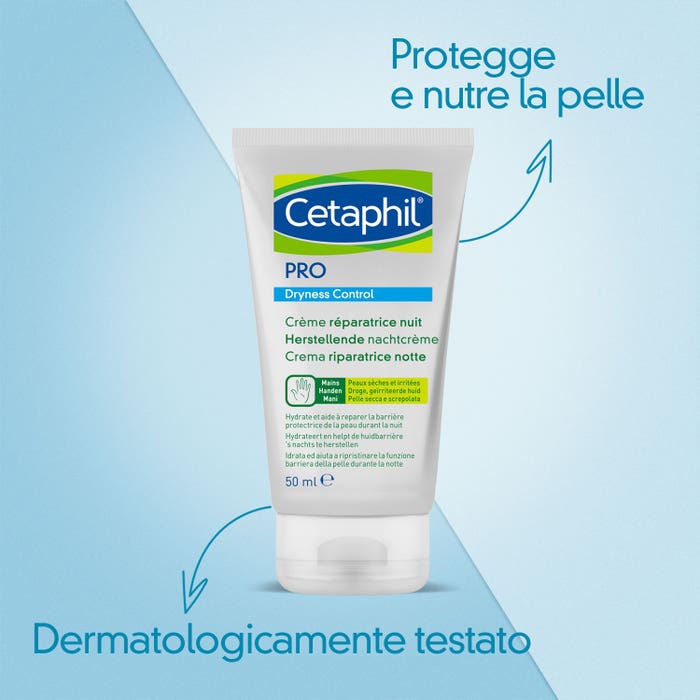 Cetaphil Pro Crema Mani Riparatrice Notte 50 ml