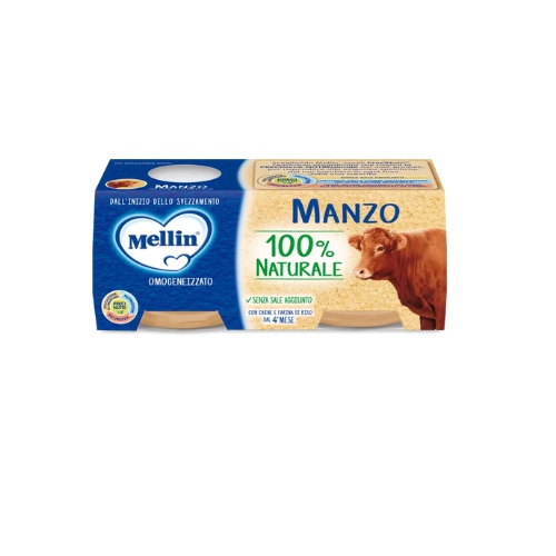 Mellin Omogeneizzato Di Manzo 2 x 80 g