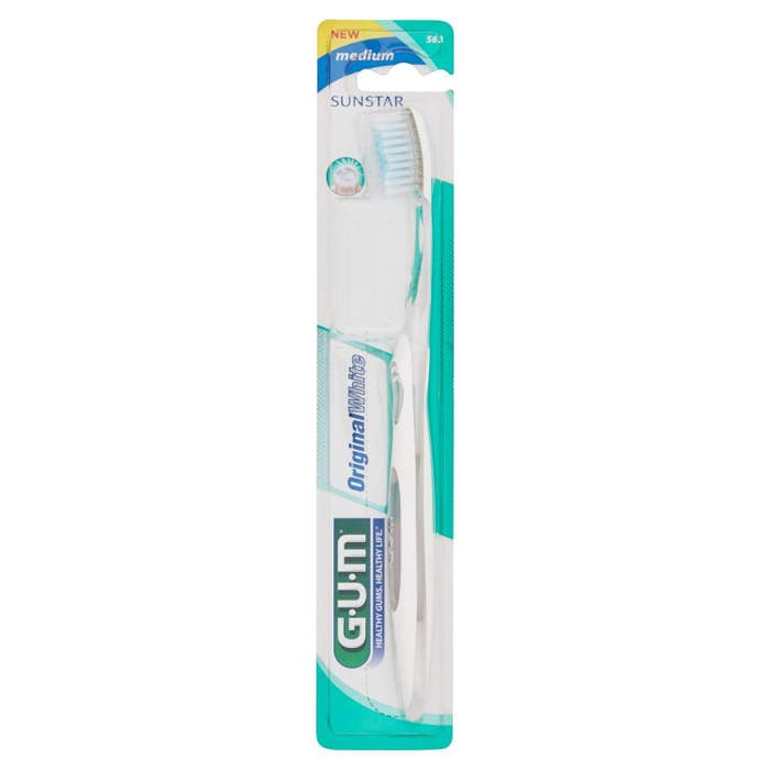 Gum Original White Spazzolino Antimacchia Setole Medie